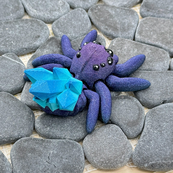 Kristallspinne – Galaxy Saphir